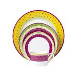 Aparelho de Jantar Porcelana com 20 Peças Colors - Caasambiente