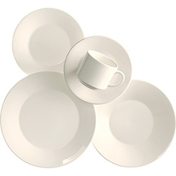 Aparelho Jantar/Chá 30 Peças - Mail Order - Branco - Biona Cerâmica