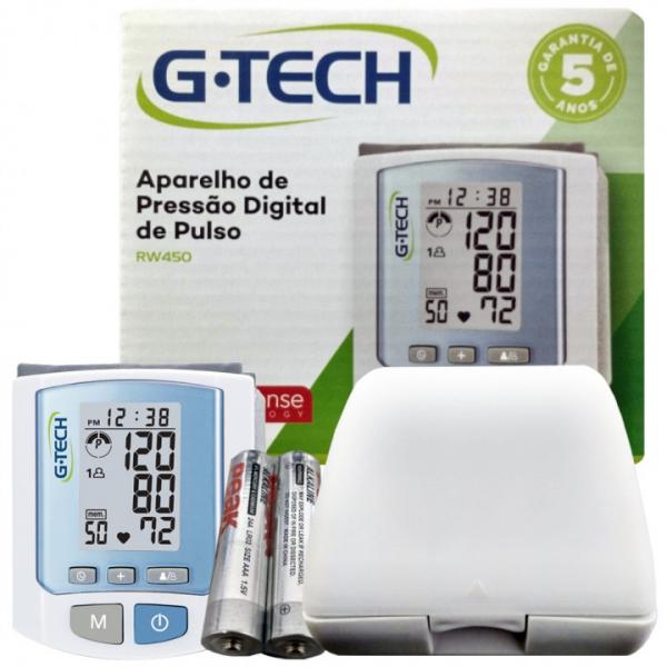 Aparelho Medidor de Pressão Arterial Digital Automático de Pulso G Tech - Gtech