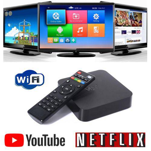 Tudo sobre 'Tv Bx Smart Mx Pro 4k Netflix Youtube Wifi 2gb/16gb'