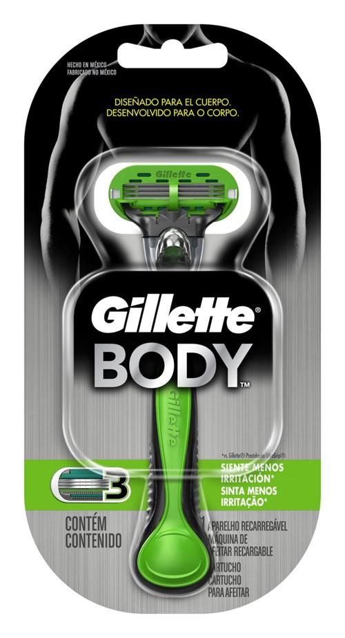 Aparelho para o Corpo Masculino Gillette Body
