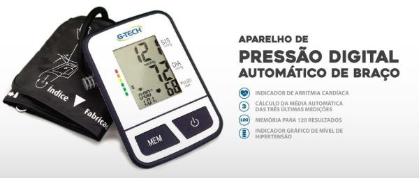 Aparelho Pressao Digital Automático de Braço Modelo BSPII G-TECH - Accumed