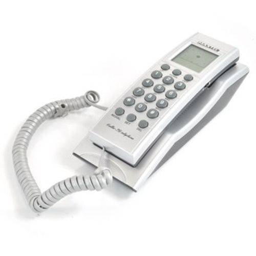 Tudo sobre 'Aparelho Telefone C/ Fio Id Chamadas - Mt-2006 - Prata - Maxtel'