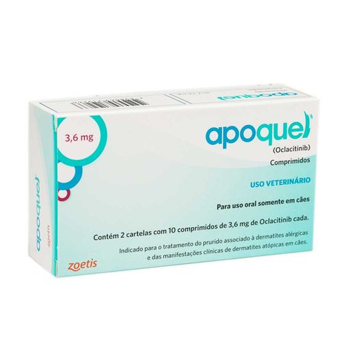 Apoquel Cães 3,6mg Zoetis