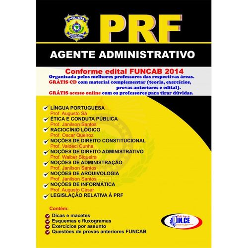 Tudo sobre 'Apostila Agente Administrativo Prf - Manual Comentado/2019'