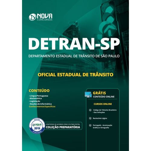Apostila Concurso Detran Sp 2019 - Oficial Estadual de Trânsito