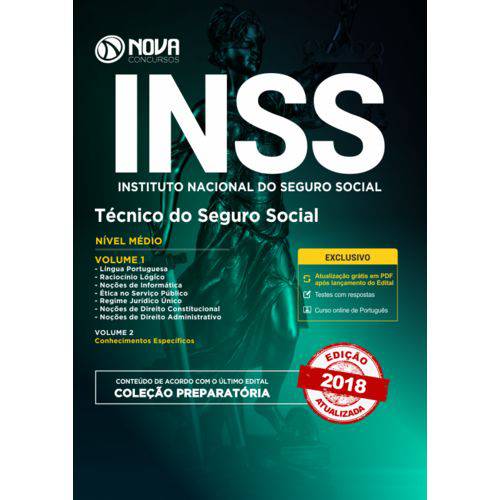 Apostila Concurso INSS 2018 - Técnico do Seguro Social