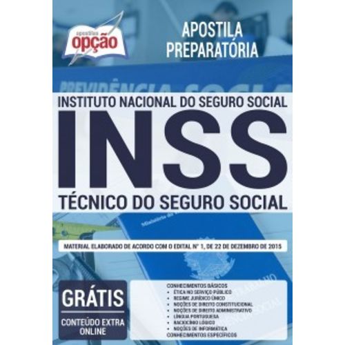 Apostila Concurso INSS - Técnico do Seguro Social