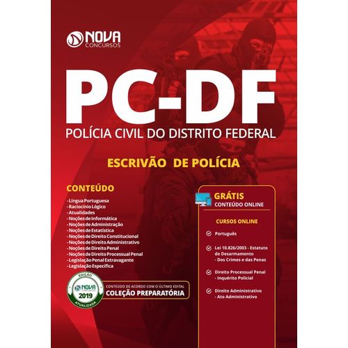 Apostila Concurso Pc Df 2019 - Escrivão de Polícia