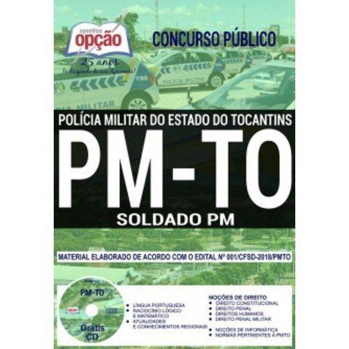 Apostila Concurso Pm To 2018 - Soldado Pm