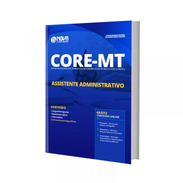 Apostila CORE-MT 2019 - Assistente Administrativo - Nova