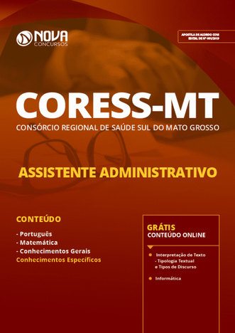 Apostila Coress-Mt 2019 - Assistente Administrativo