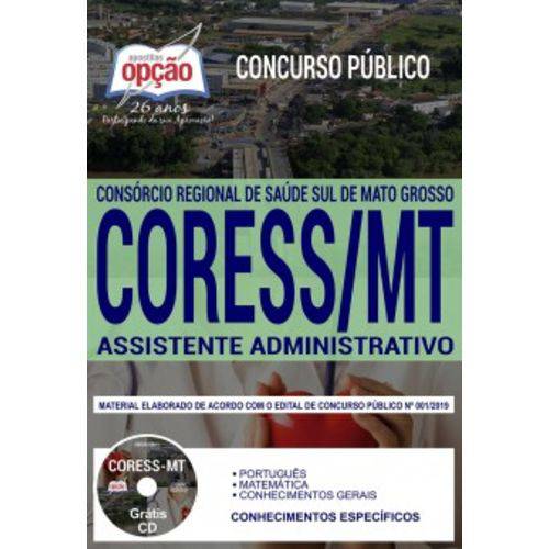 Apostila Coress Mt 2019 - Assistente Administrativo