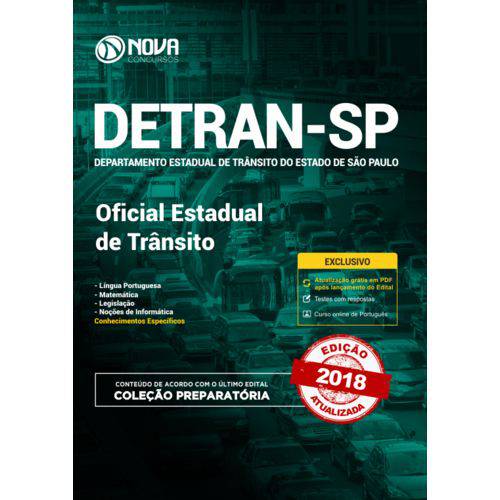 Apostila Detran-sp 2018 - Oficial Estadual de Trânsito