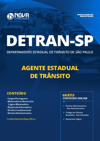 Apostila Detran-Sp 2019 - Agente Estadual de Trânsito