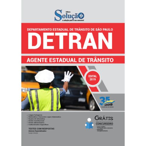 Apostila Detran-sp - 2019 - Agente Estadual de Trânsito
