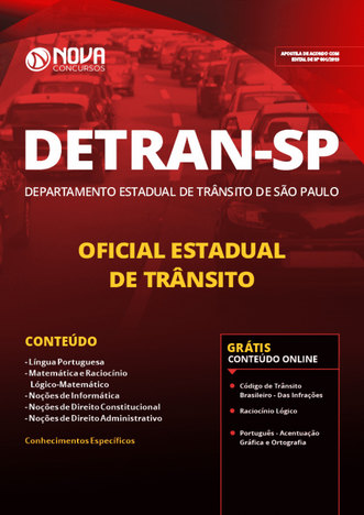 Apostila Detran-Sp 2019 - Oficial Estadual de Trânsito