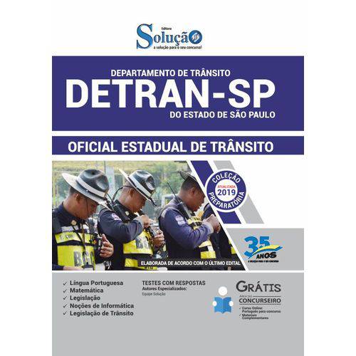 Apostila DETRAN SP 2019 Oficial Estadual Trânsito