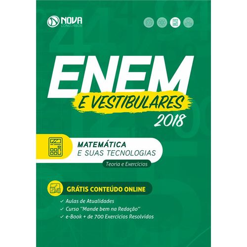 Apostila ENEM 2018 4 Volumes. com Curso Online
