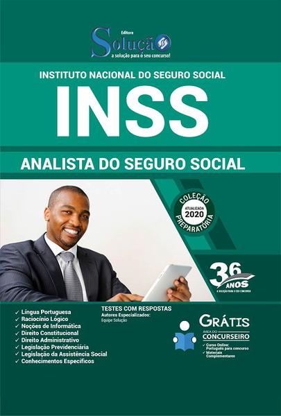 Apostila INSS 2020 - Analista do Seguro Social - Editora Solução