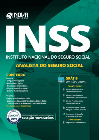 Apostila Inss 2019 - Analista do Seguro Social