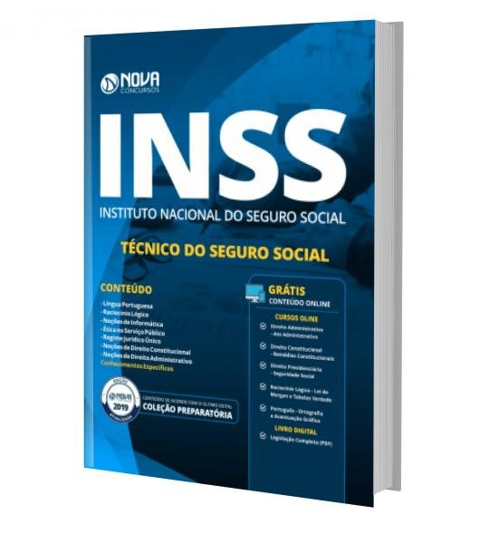 Apostila INSS 2019 - Técnico do Seguro Social - Editora Nova