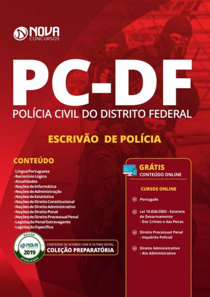 Apostila PC-DF 2019 - Escrivão de Polícia - Editora Nova