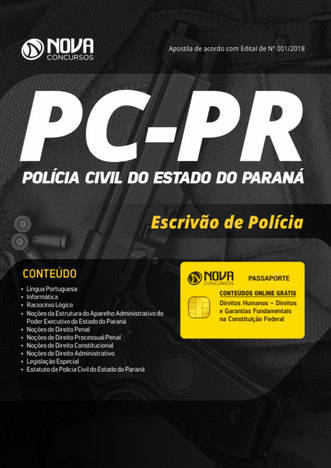 Apostila Pc-Pr 2018 - Escrivão da Polícia