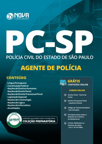 Apostila Pc-Sp 2019 - Agente de Polícia