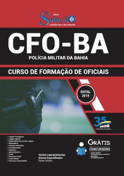 Apostila PM-BA - 2019 - Curso Formação Oficiais - Editora Solução