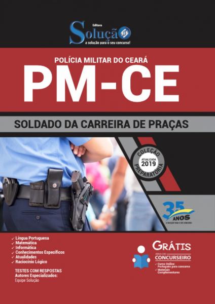 Apostila PM-CE - 2019 - Soldado - Editora Solução