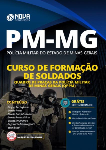 Apostila PM-MG 2020 - Curso de Formação de Soldados - Nova Concursos