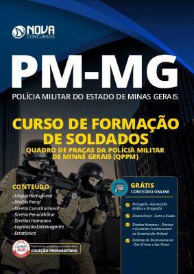 Apostila PM MG 2020 - Curso de Formação de Soldados NOVACONCURSOS