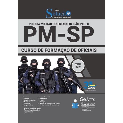 Apostila Pm Sp 2019 - Curso de Formação de Oficiais - Cfo