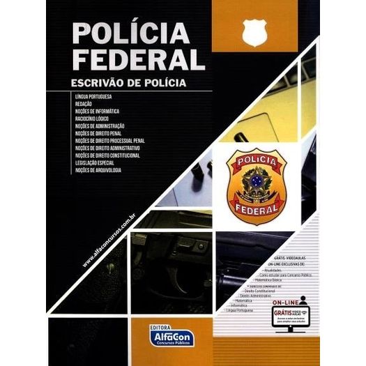 Apostila Policia Federal - Escrivao de Policia - Alfacon