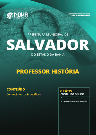 Apostila Pref Salvador - Ba 2019 Professor História