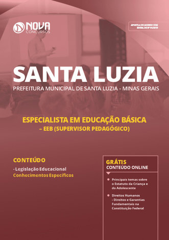 Tudo sobre 'Apostila Pref Santa Luzia Mg 2019 Eeb Supervisor Pedagógico'