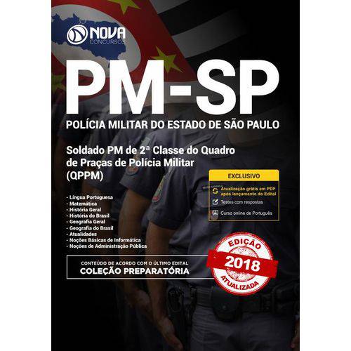 Apostila Preparatória PM-SP 2018- Soldado de 2 Classe