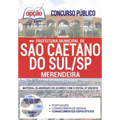 Apostila São Caetano do Sul Sp 2019 - Merendeira