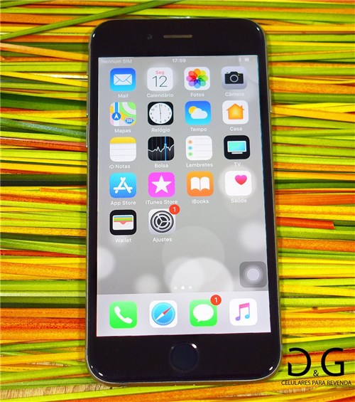 Apple Iphone 6 16Gb Cinza - Sem Touch Id (Seminovo)