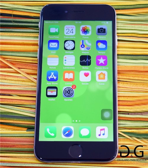 Apple Iphone 6 64Gb Cinza - Sem Touch Id (Seminovo)