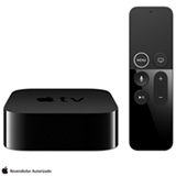 Apple TV 4K com 32 GB, Conexão HDMI e Bluetooth para IPhone, IWatch, IPad, IPod, Mac - Apple - MQD22BZ/A