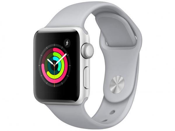 Tudo sobre 'Apple Watch Series 3 38mm Alumínio 8GB Esportiva - Prata GPS Integrado Bluetooth Resistente a Água'