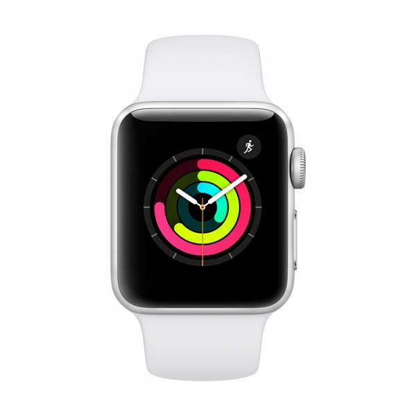 Apple Watch Series 3 (GPS) - 38mm - Caixa Prateada com Pulseira Esportiva