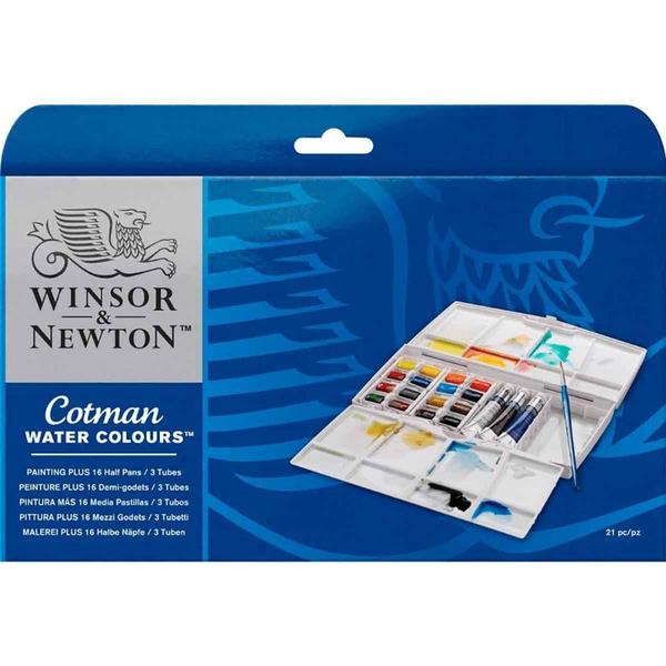 Aquarela Winsor & Newton Cotman Water Colours 21 Peças 0390375