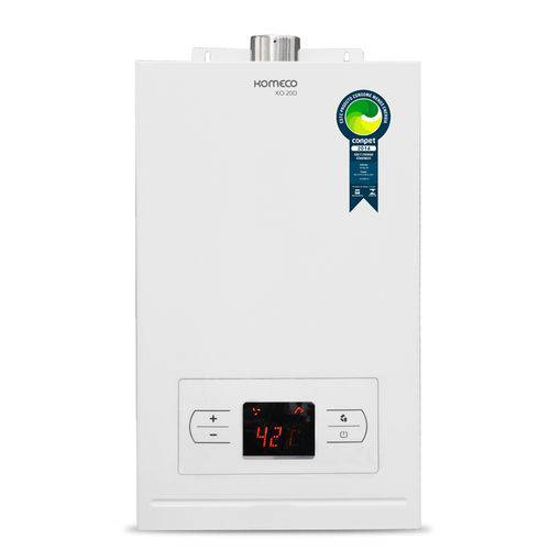 Aquecedor de Água a Gás 20 Litros GLP Branco (Ko20D) - Komec - Komeco