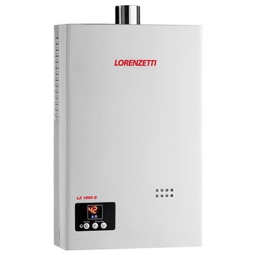 Aquecedor de Água a Gás LZ 1600D - 15,0l./min. - Lorenzetti - 804302