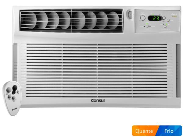 Ar-condicionado de Janela Consul 12000 BTUs - Quente/Frio CCZ12DBBNA com Controle Remoto