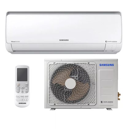 Tudo sobre 'Ar Condicionado Split Hi Wall Inverter Samsung Digital 8 Polos 18.000 Btus Quente e Frio 220v'