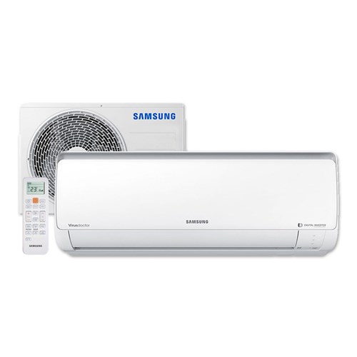 Ar Condicionado Split Hw Digital Inverter Samsung 9000 Btus Quente/Frio 220V Monofásico Ar09msspbgmnaz